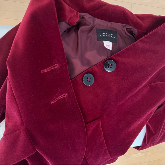 Velvet jacket with bust, perfect condition - Picture 7 of 7